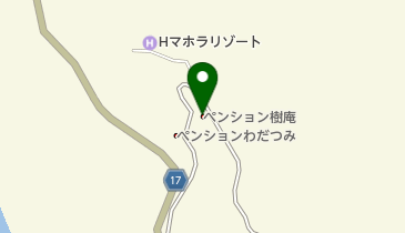 ペンション樹庵の地図画像