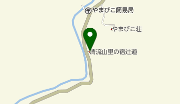 清流山里の宿辻道の地図画像