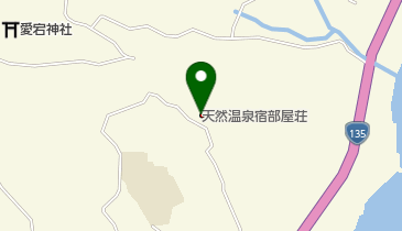 天然温泉宿部屋荘の地図画像