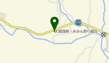 大賀茂柿・みかん狩り組合の地図画像