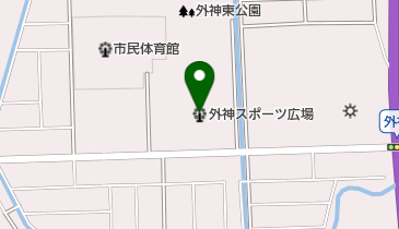 外神スポーツ広場の地図画像