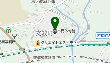 三島市民体育館の地図画像