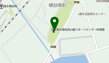 清水清見潟公園スポーツセンター体育館の地図画像