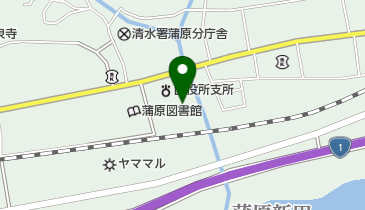 蒲原体育館の地図画像