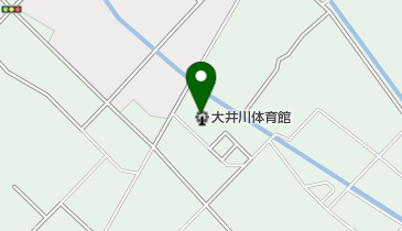 焼津市大井川体育館の地図画像