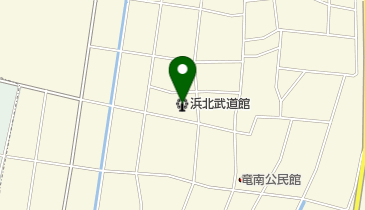 浜松市浜北武道館の地図画像