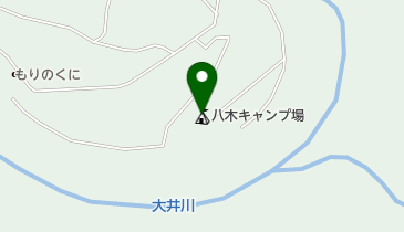 八木キャンプ場の地図画像