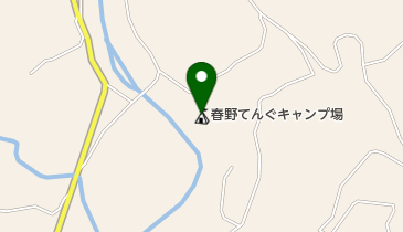 春野てんぐキャンプ場の地図画像