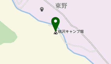桃沢キャンプ場の地図画像