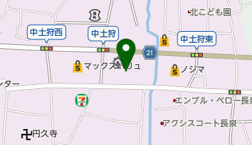 町営中土狩テニスコートの地図画像