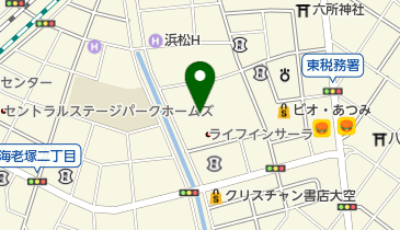 サーラスポーツ浜松の地図画像