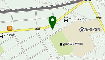 清水桜が丘公園広場・庭球場の地図画像