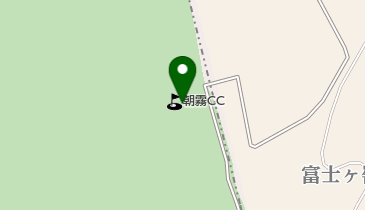 朝霧カントリークラブの地図画像