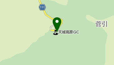 天城高原ゴルフコースの地図画像