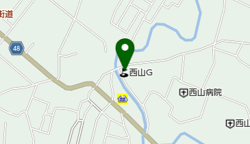 西山ゴルフセンターの地図画像