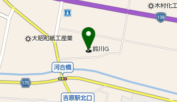 鈴川ゴルフセンターの地図画像