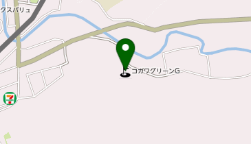 コガワグリーンゴルフの地図画像