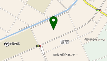 城南ゴルフセンターの地図画像