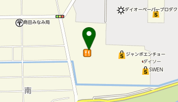 ハローズガーデン島田の地図画像