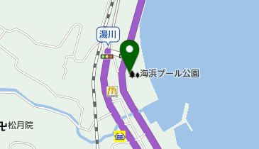 伊東市営海浜プールの地図画像