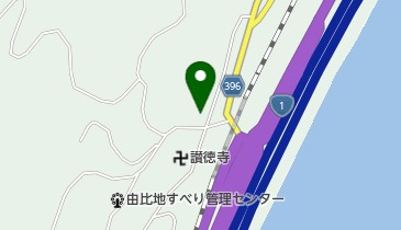 静岡市由比寺尾プールの地図画像