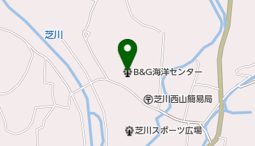 富士宮市芝川B&G海洋センターの地図画像