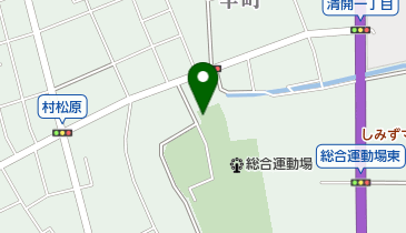 清水総合運動場弓道場の地図画像