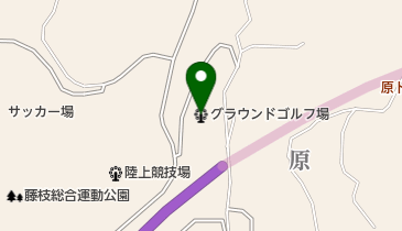 藤枝総合運動公園グラウンドゴルフ場の地図画像