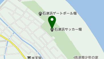 石津浜サッカー場の地図画像