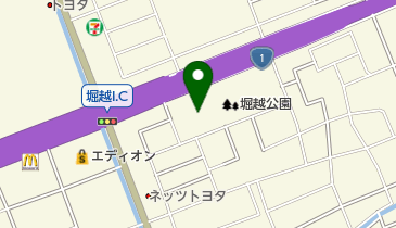 堀越公園多目的広場の地図画像