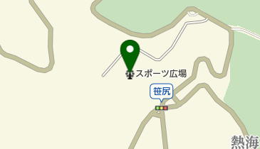 姫の沢公園スポーツ広場の地図画像