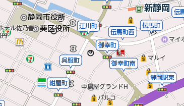 熱海市民グラウンドの地図画像