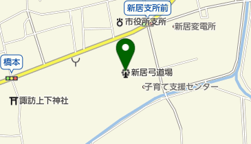 湖西市新居弓道場の地図画像