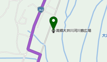 高郷大井川河川敷広場の地図画像