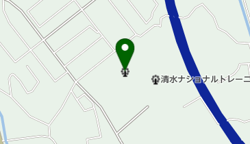 清水ナショナルトレーニングセンター人工芝フットサルコートの地図画像