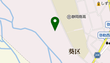 田町安倍中スポーツ広場野球場の地図画像