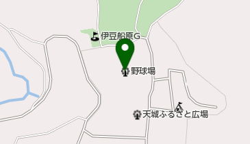 天城ふるさと広場野球場の地図画像