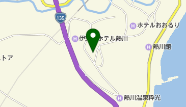 熱川桜坂公園の地図画像