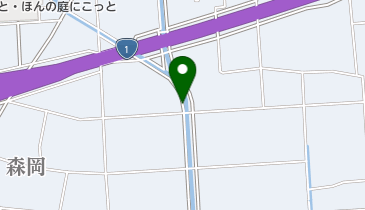 豊田川桜並木の地図画像