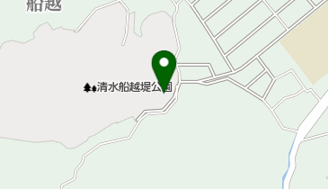 船越堤公園の地図画像
