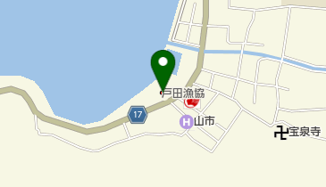 戸田漁協水産物加工直売所の地図画像