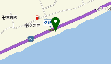 久能海岸の地図画像