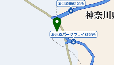 湯河原峠の地図画像