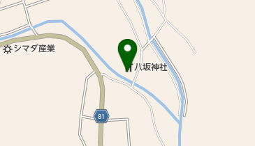 滝沢の田遊びの地図画像