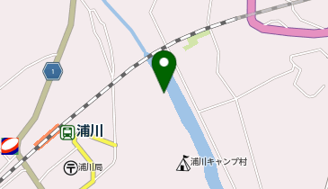 大千瀬川滝口2号橋付近の地図画像