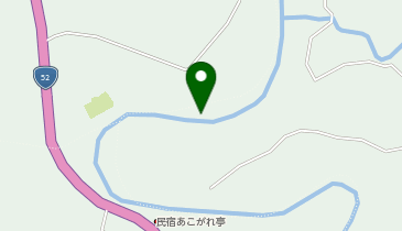 興津川立花付近の地図画像