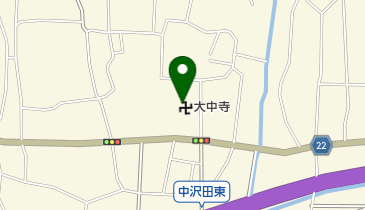 大中寺の地図画像