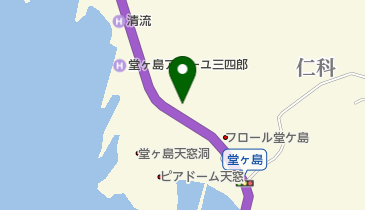 堂ケ島薬師堂の地図画像