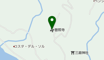 普照寺の地図画像