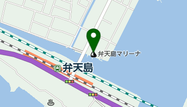 弁天島マリーナの地図画像